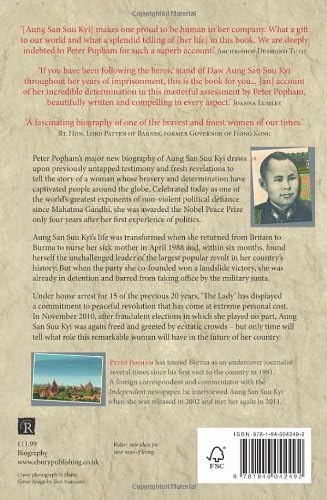 The Lady And The Peacock: The Life of Aung San Suu Kyi of Burma Popham, Peter