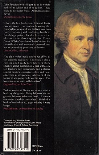 The Great Melody: Thematic Biography and Commented Anthology of Edmund Burke O'Brien, Conor Cruise