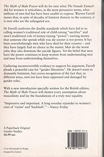 The Myth of Male Power: Why Men are the Disposable Sex Farrell, Warren