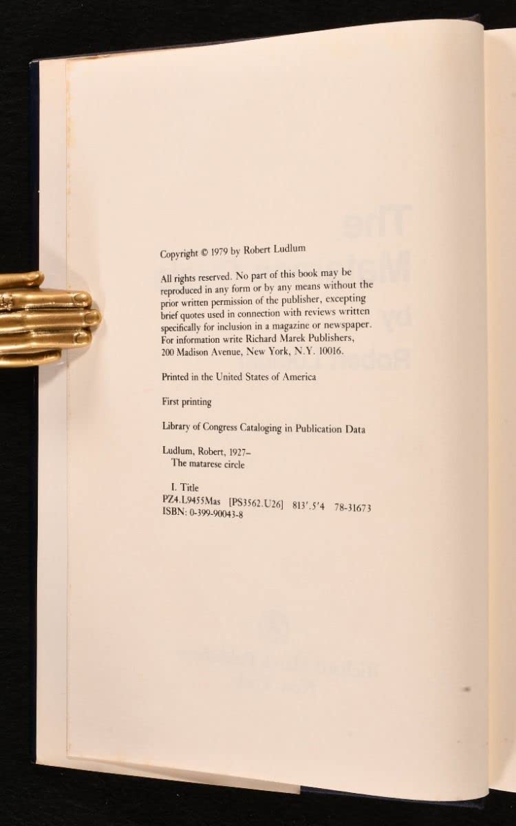 The Matarese Circle Ludlum, Robert