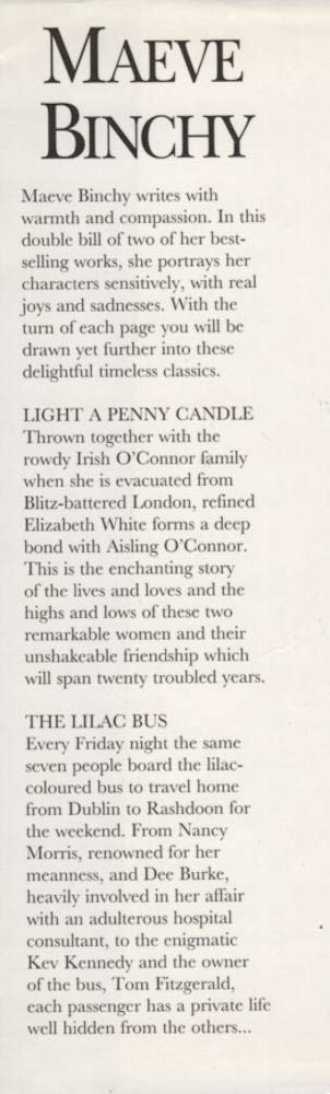 Omnibus Fiction: Maeve Binchey Binchey, Maeve