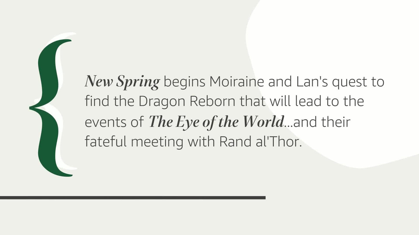 New Spring: A Wheel of Time Prequel (Now a major TV series)