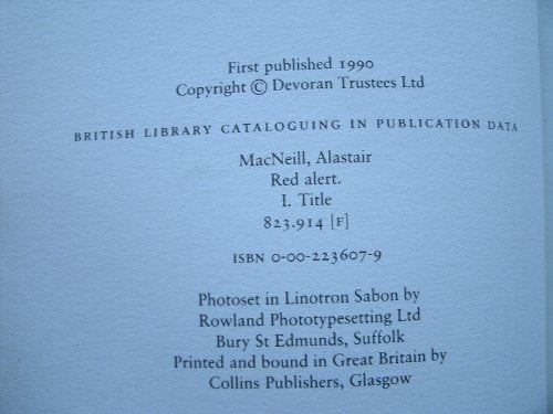 Alistair MacLean's "Red Alert" MacNeill, Alastair
