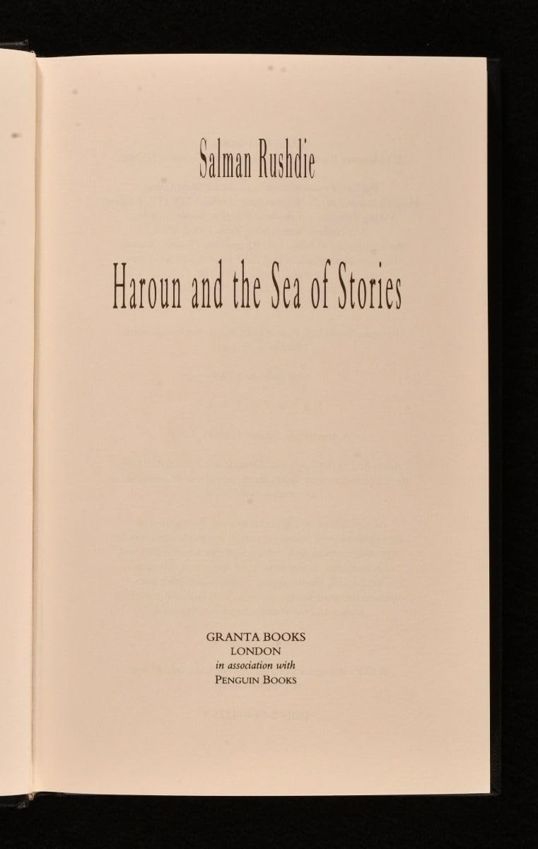 Haroun and the Sea of Stories Rushdie, Salman