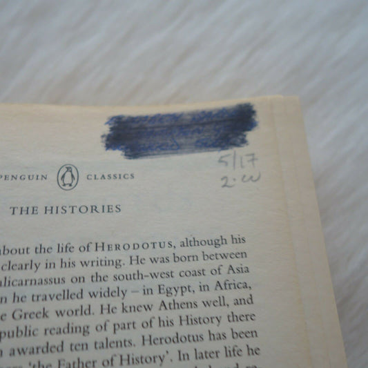 The Histories Burn, A. and Selincourt, Aubrey