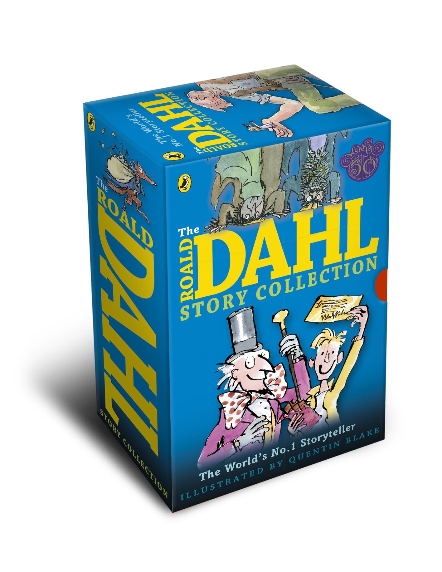 Five copy Dahl Slipcase SS Dahl, Roald
