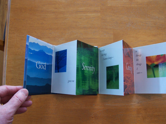 The Serenity Prayer/a Folding Screen Book Woods, Charles Rue