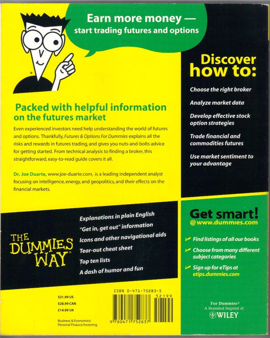Futures & Options For Dummies? Duarte MD, Joe