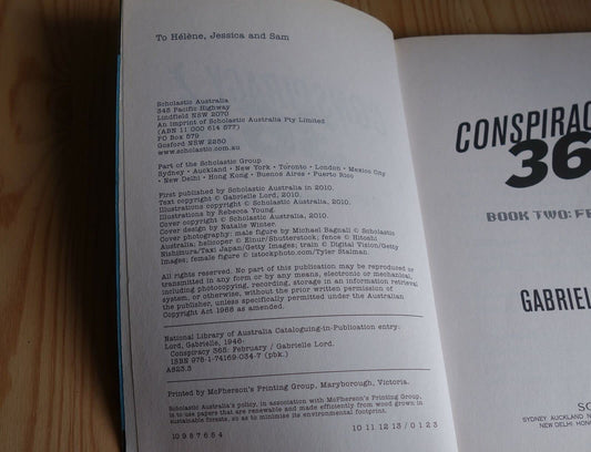 Conspiracy 365: #2 February Lord,Gabrielle