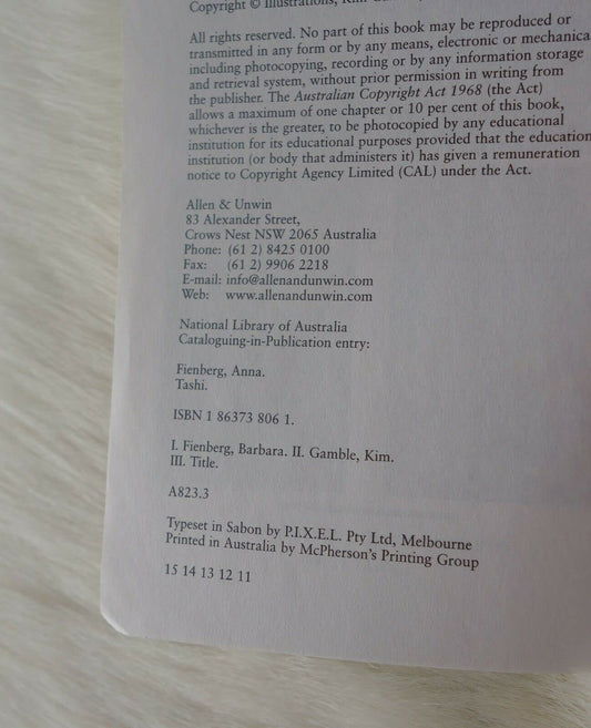 Tashi: 1 Fienberg, Barbara; Gamble, Kim and Fienberg, Anna