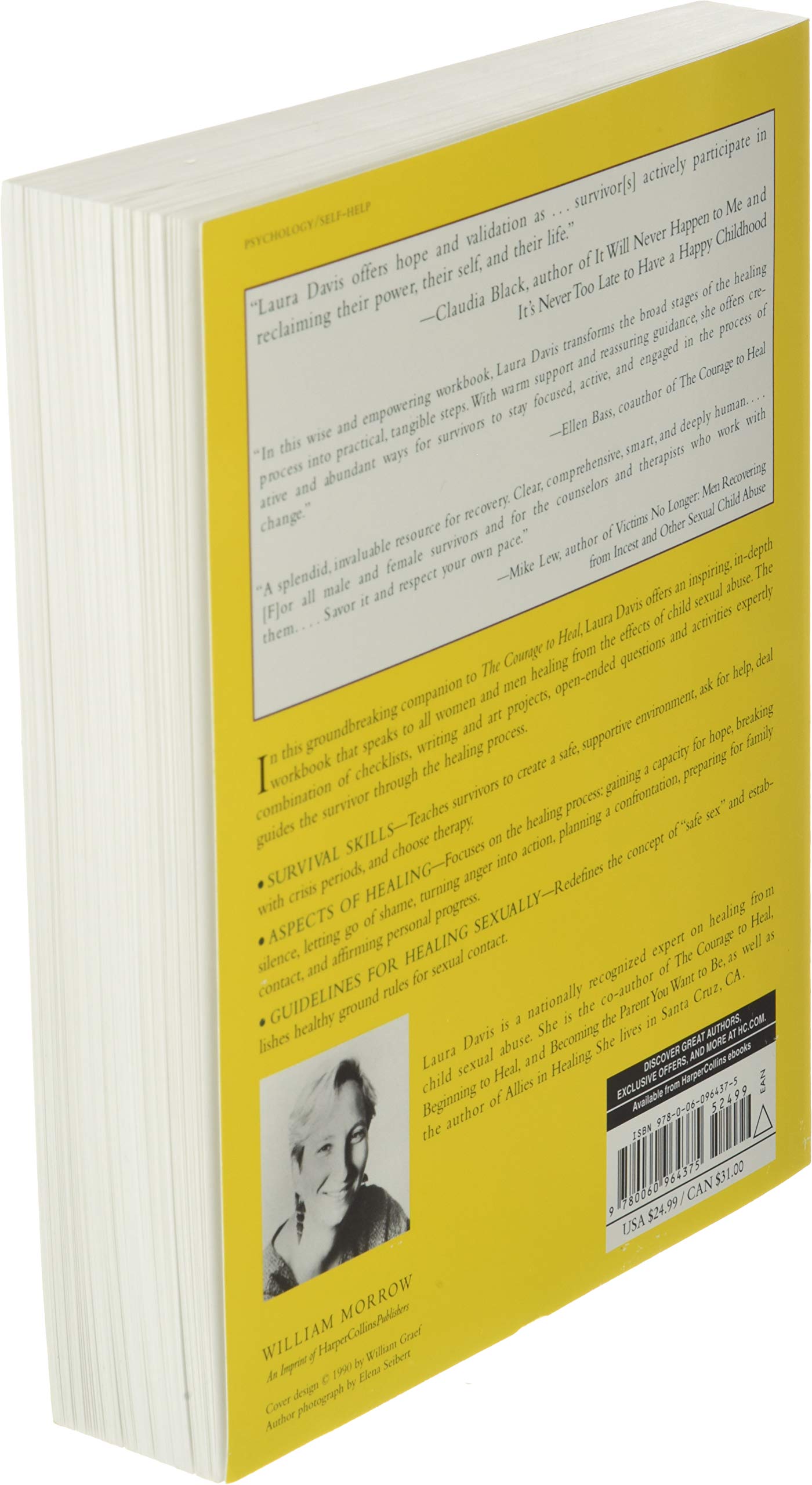Courage To Heal Workbook: A Guide for Women Survivors of Child Sexual Abuse Davis, Laura