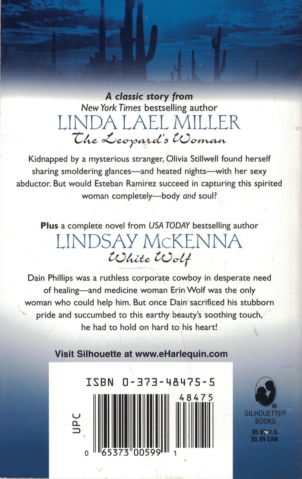 The Leopard's Woman / White Wolf Miller, Linda Lael and McKenna, Lindsay