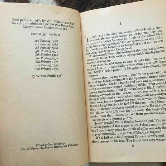 The Dark of the Sun Smith, Wilbur