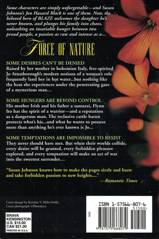 Force Of Nature Johnson, Susan