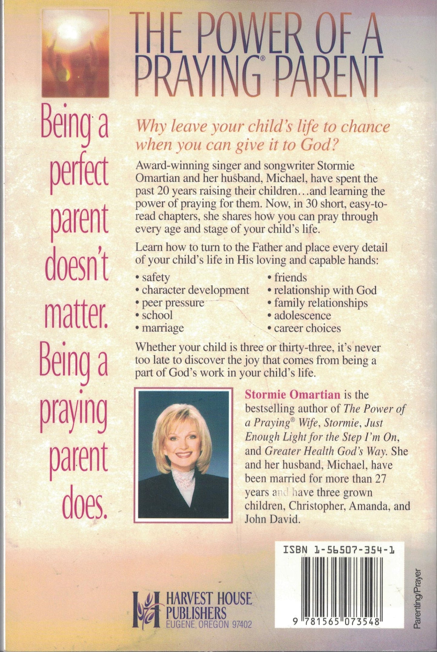 The Power of a Praying Parent Omartian, Stormie