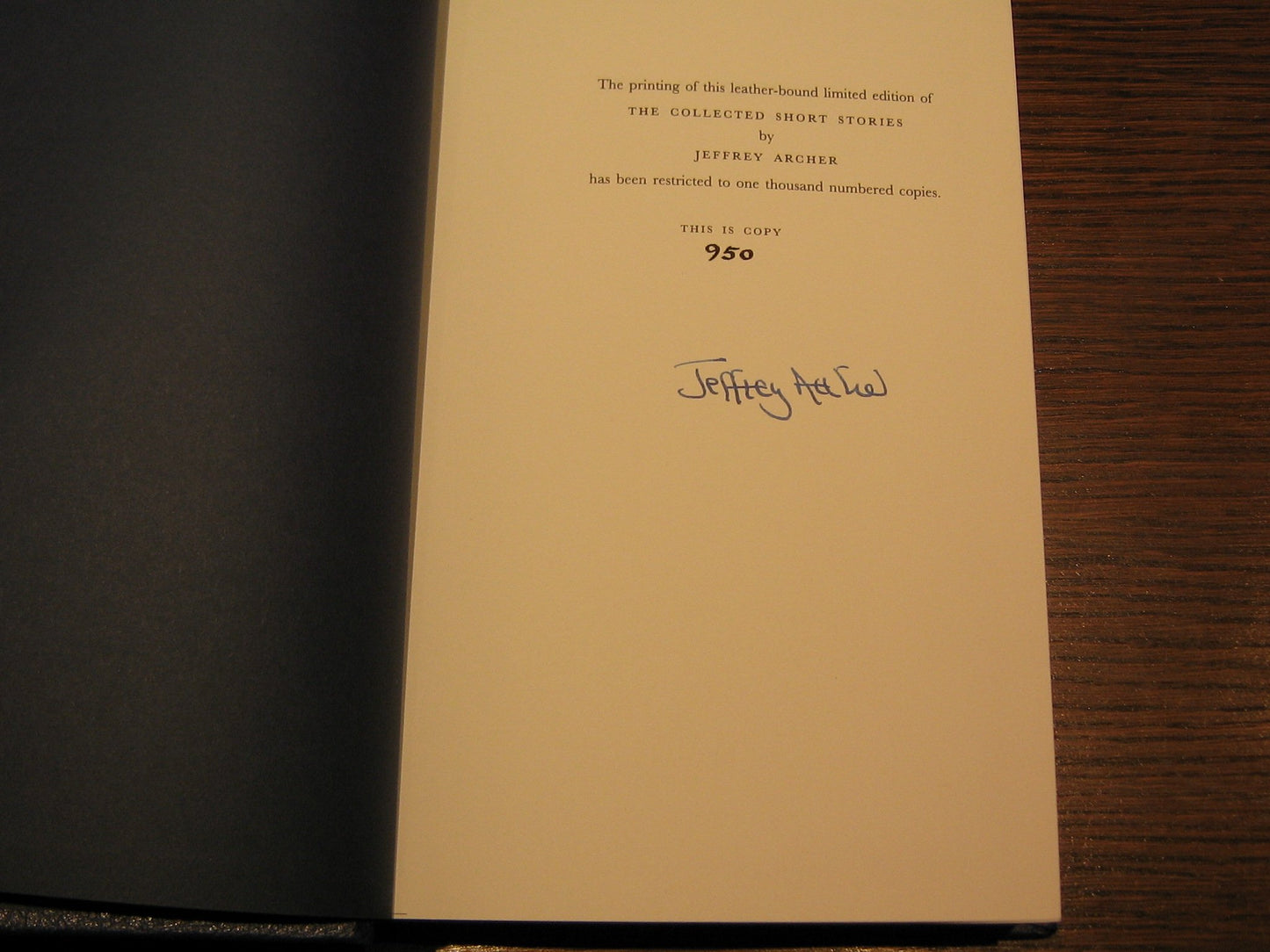 Collected Short Stories Archer, Jeffrey