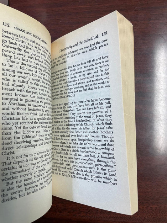 The Cost of Discipleship Bonhoeffer, Dietrich