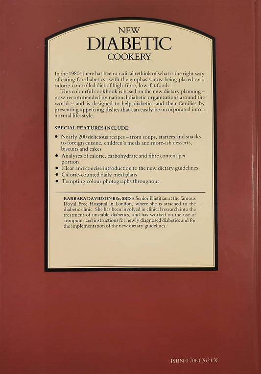 New Diabetic Cookery Barbara Davidson