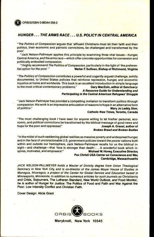 The Politics of Compassion Nelson-Pollmeyer, Jack