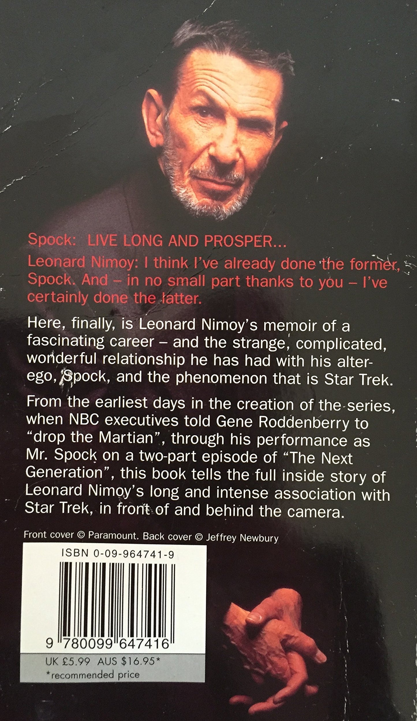 I Am Spock Pb