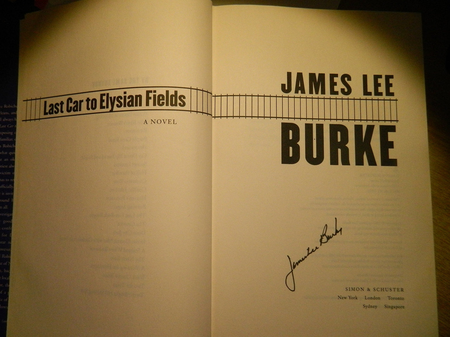 Last Car to Elysian Fields: A Novel