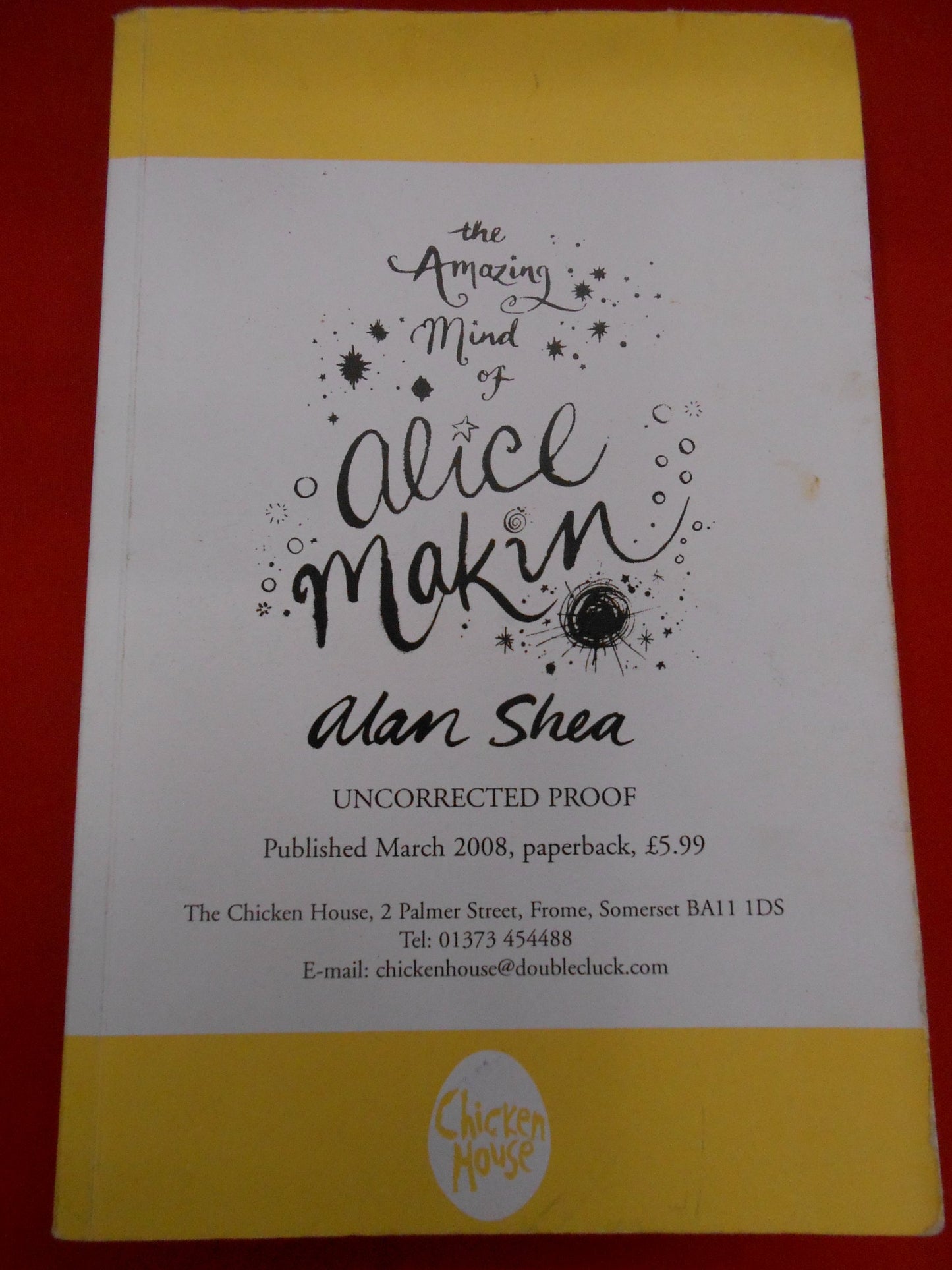 Amazing Mind of Alice Makin Shea,Alan