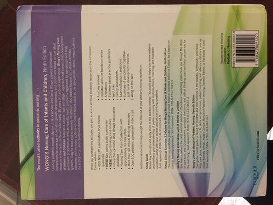 Wong's Nursing Care of Infants and Children Hockenberry, Marilyn J. and Wilson MS  RNC-NIC, David