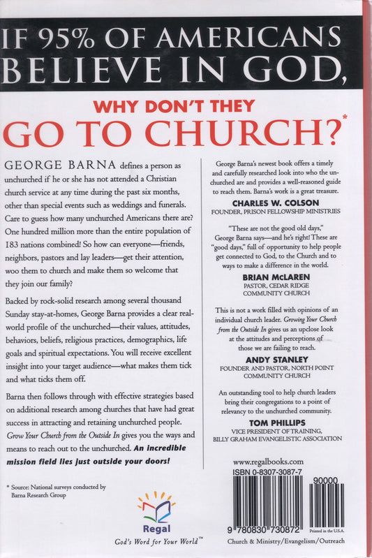 Grow Your Church from the Outside in: Understanding the Unchurched and How to Reach Them Barna, George