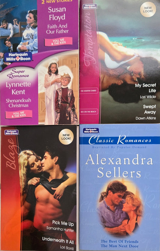 Harlequin Mills Boon 2 in 1 Novel Four Pack Bundle