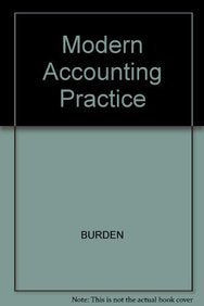 Modern Accounting Practice BURDEN