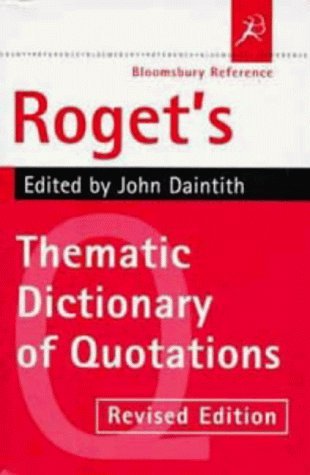 Thematic Dictionary of Quotations Daintith, John