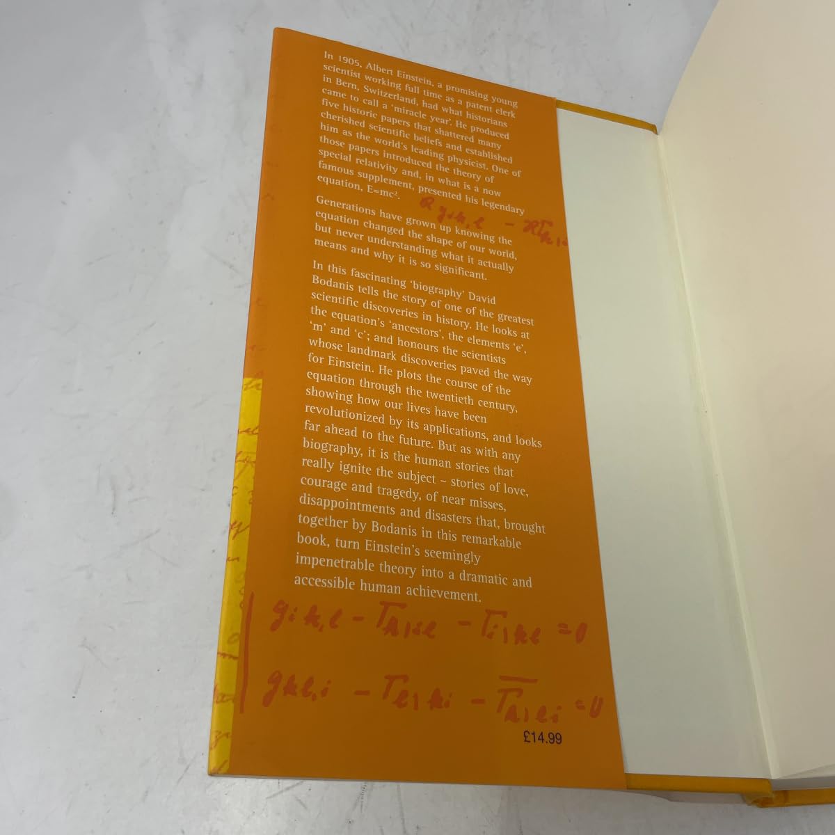 E=mc 2 (Hb): A Biography of the Worlds Most Famous Equation
