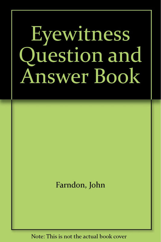 Eyewitness Question and Answer Book [Hardcover]