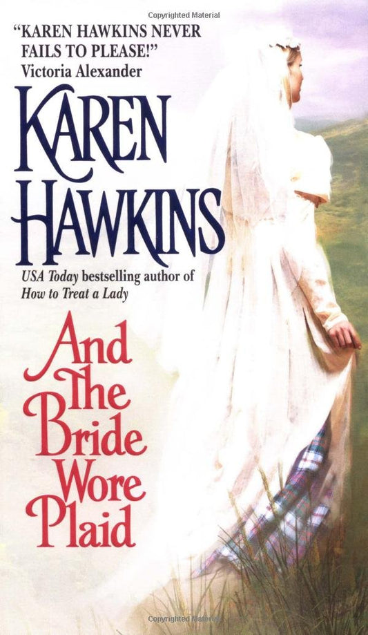 And The Bride Wore Plaid [Mass Market Paperback] Hawkins, Karen
