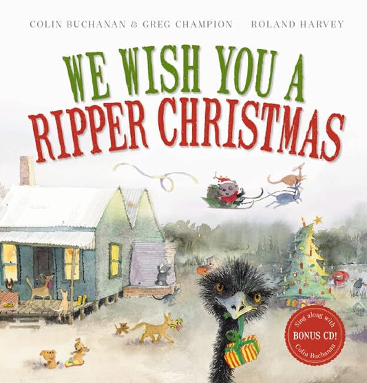 We Wish You a Ripper Christmas + CD [Hardcover] Buchanan, Colin; Champion, Greg and Harvey, Roland