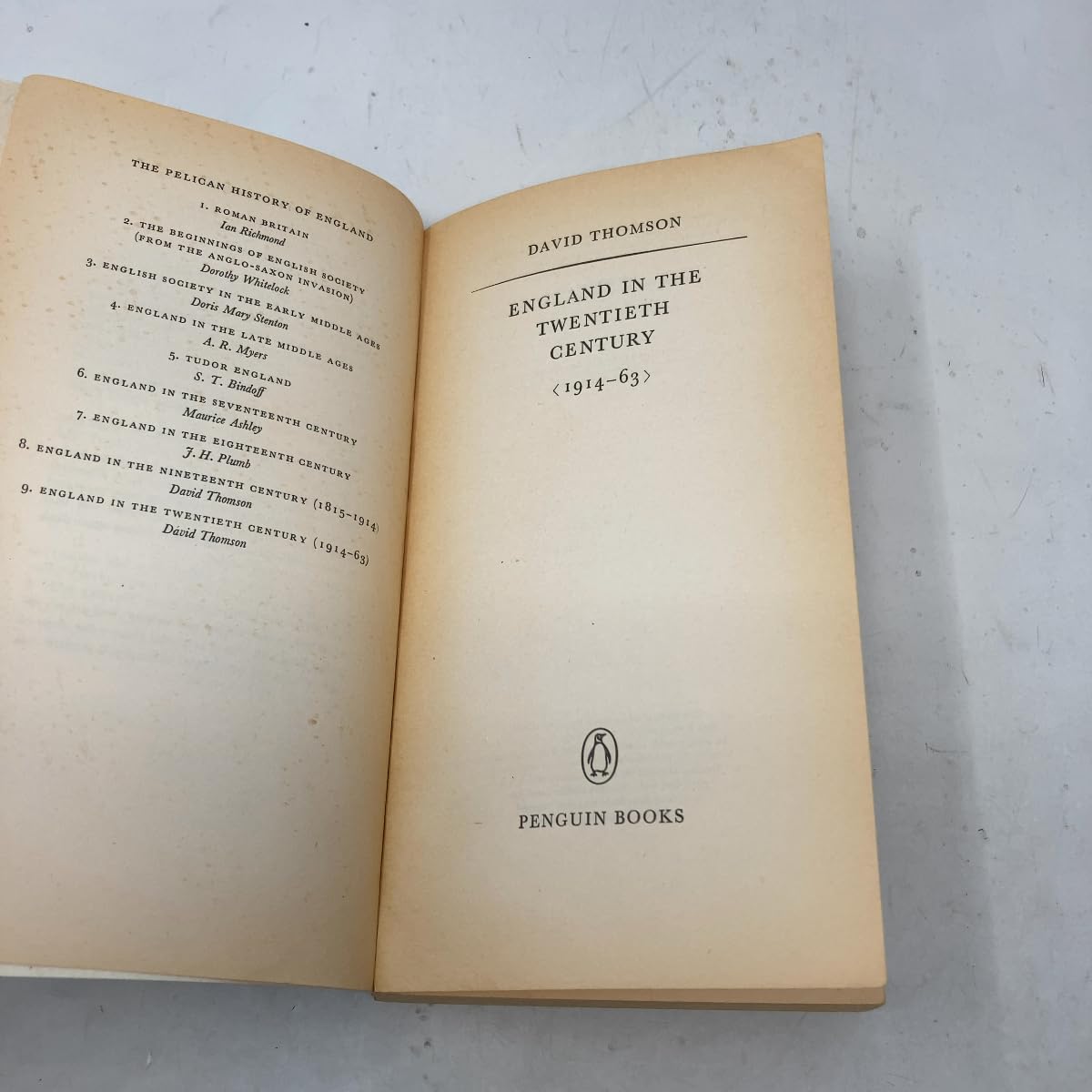 The Pelican History of England, Vol.9: England in the Twentieth Century1914-1979: v. 9