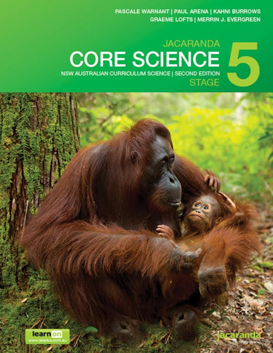 Jacaranda Core Science Stage 5 NSW Australian Curriculum, 2e learnON & Print [Paperback] Warnant, Pascale; Arena, Paul; Burrows, Kahni; Lofts, Graeme and Evergreen, Merrin J.