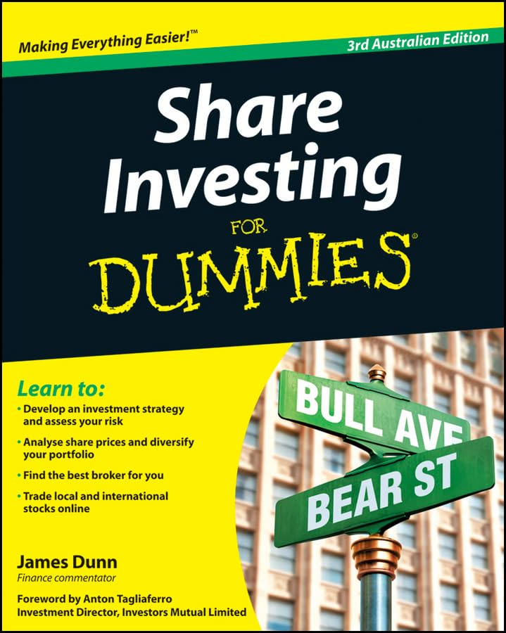 Share Investing For Dummies [Paperback] Dunn, James
