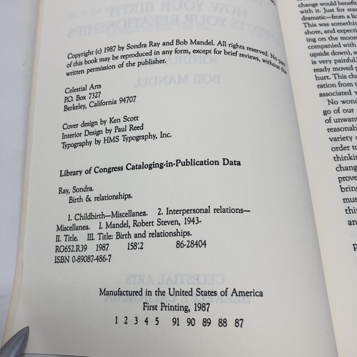 Birth and Relationships Ray, Sondra and Mandel, Bob