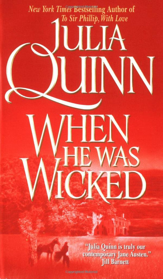 When He Was Wicked: 06 [Mass Market Paperback] Julia Quinn