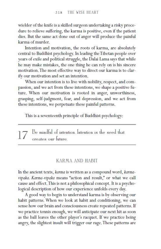 The Wise Heart: Buddhist Psychology for the West