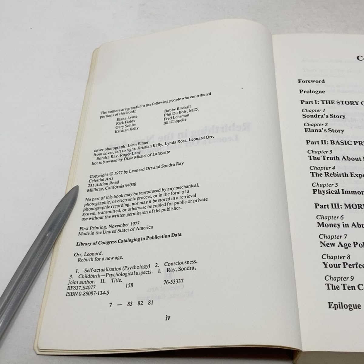 Rebirthing in the New Age Orr, Leonard and Ray, Sondra