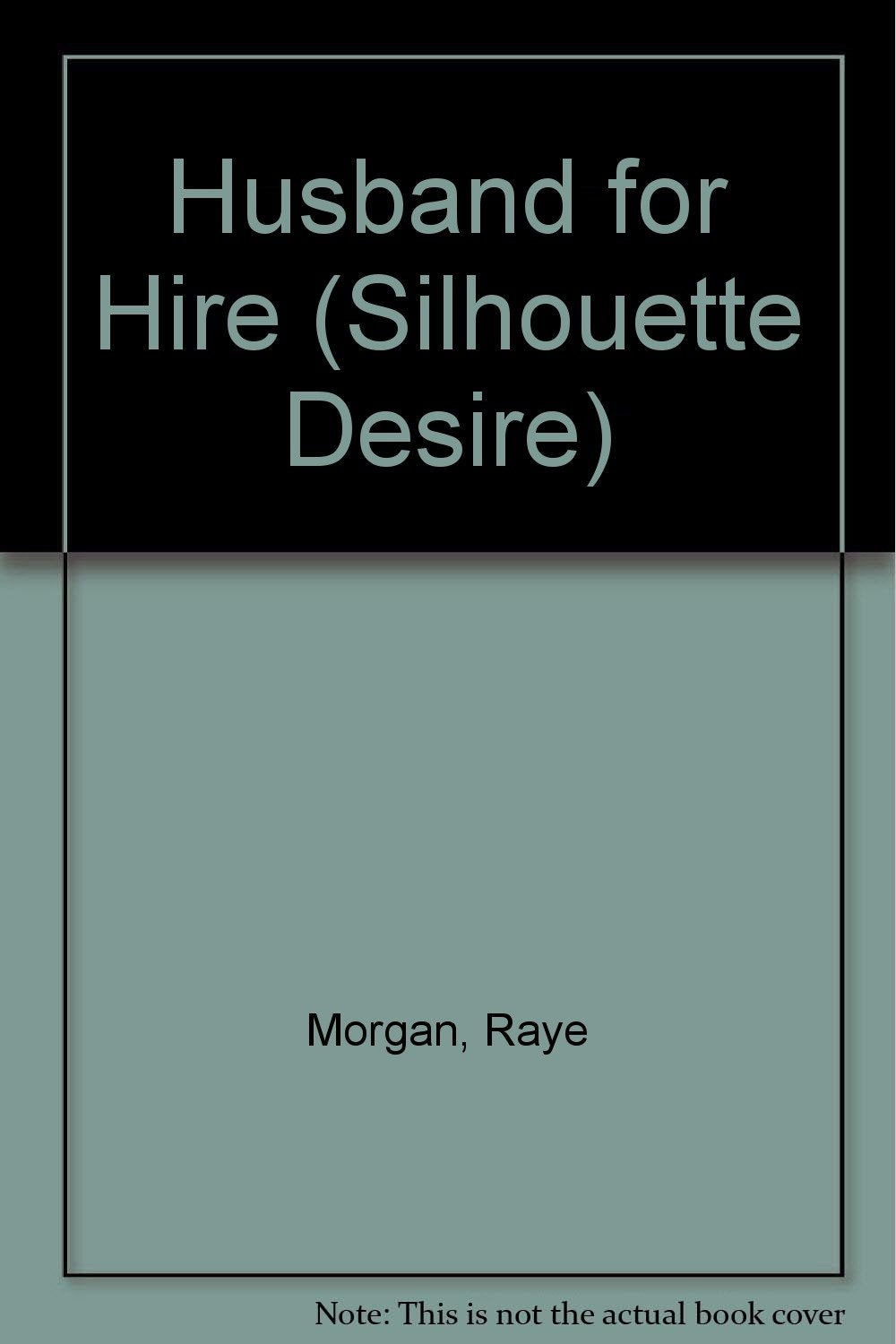 Husband For Hire [Mass Market Paperback] Raye Morgan