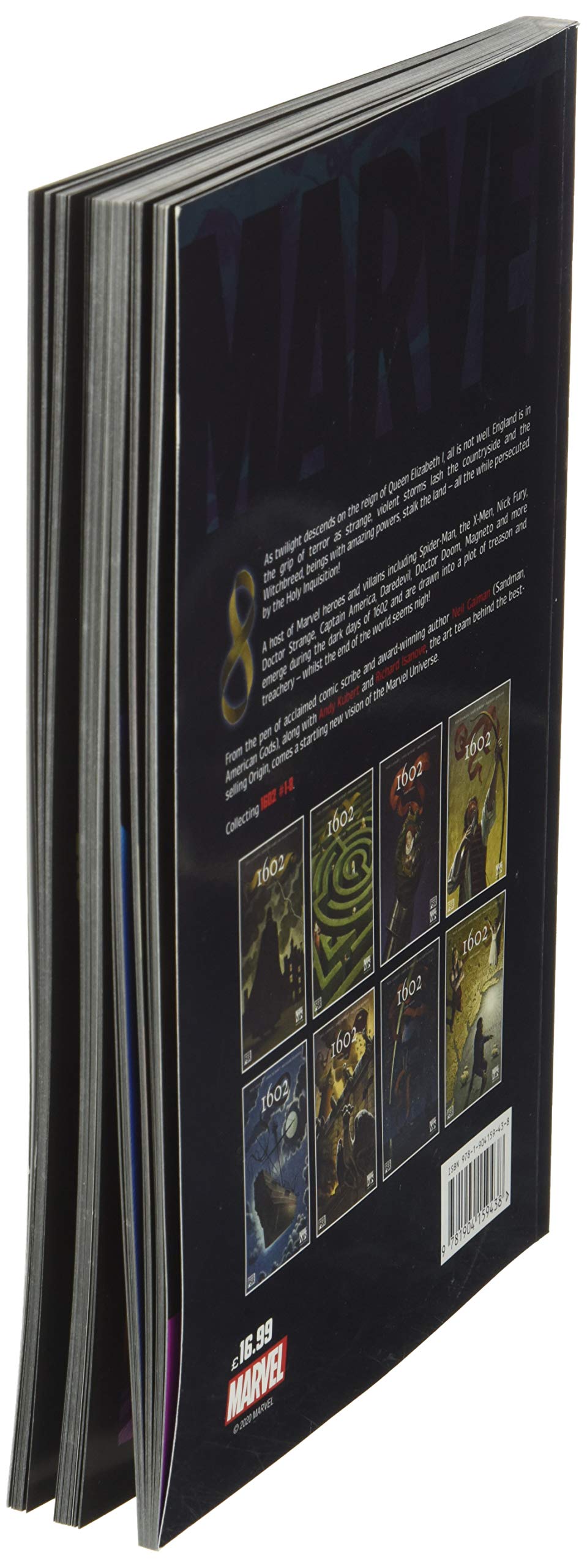 1602 [Paperback] Gaiman, Neil and Kubert, Andy