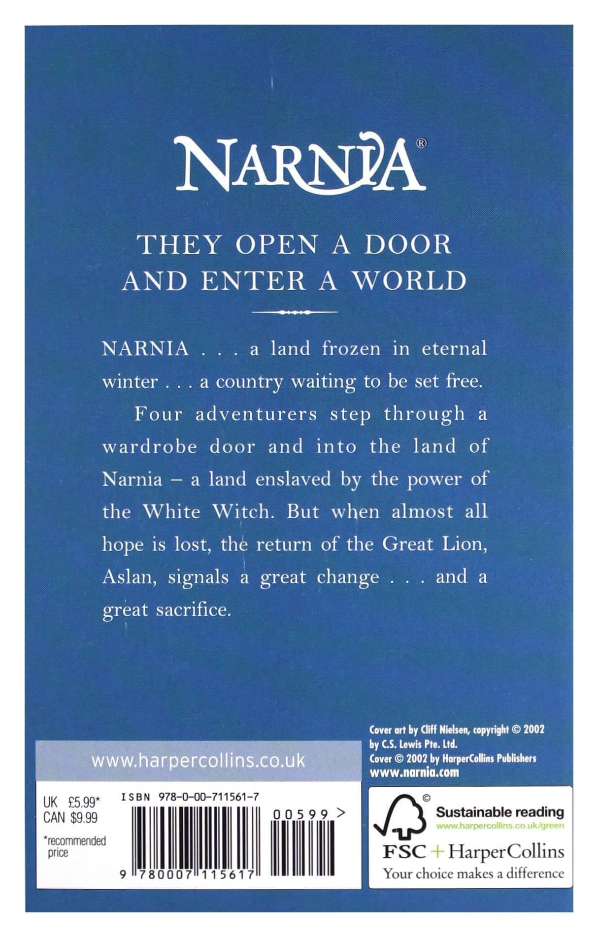 The Lion, the Witch and the Wardrobe: Book 2 in the classic children’s fantasy adventure series [Paperback] Lewis, C. S.