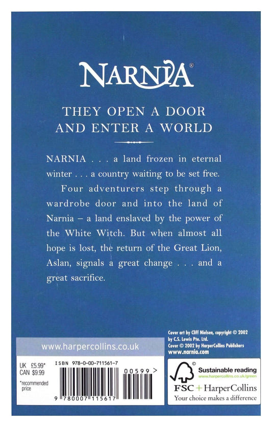 The Lion, the Witch and the Wardrobe: Book 2 in the classic children’s fantasy adventure series [Paperback] Lewis, C. S.