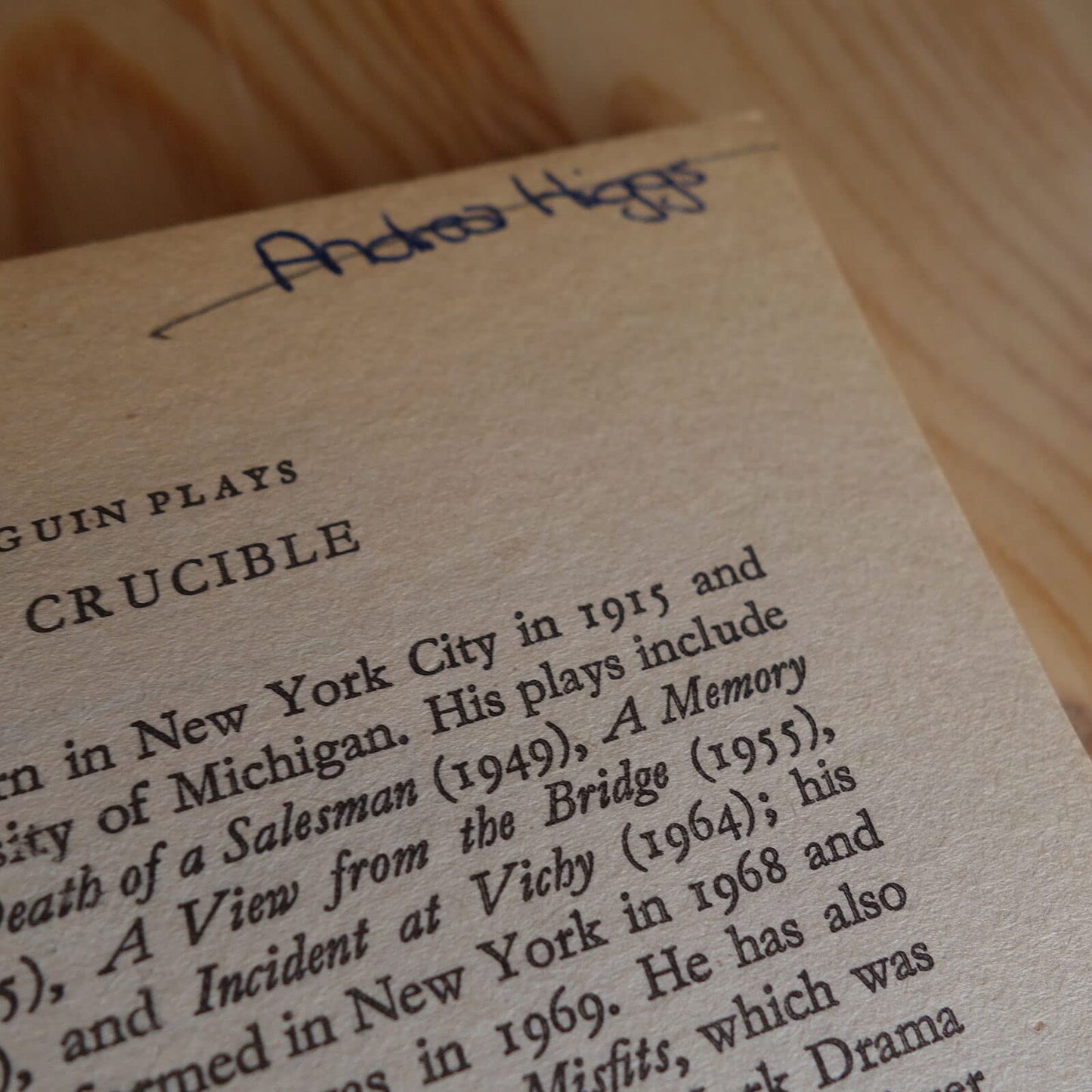 The Crucible: A Play in Four Acts