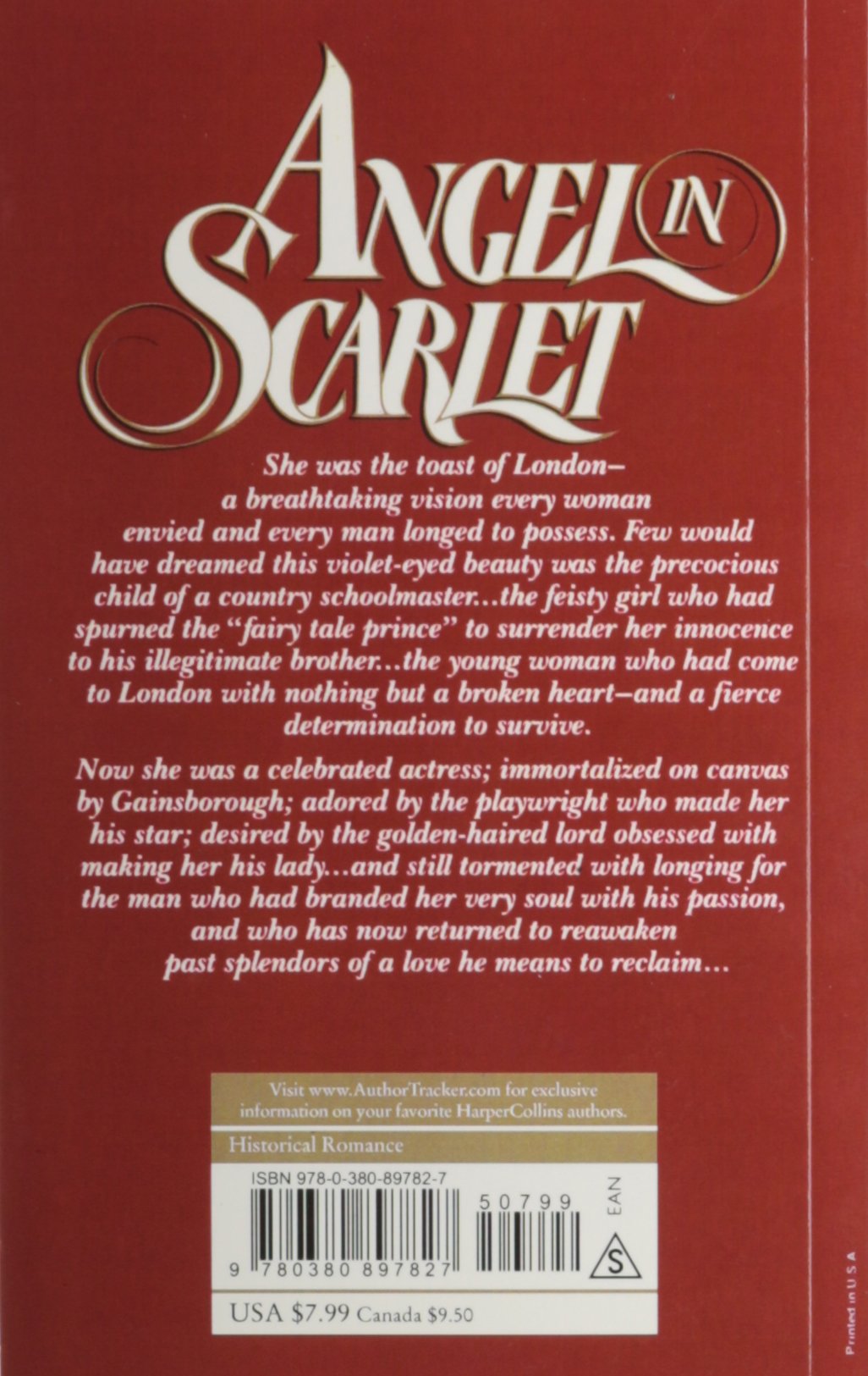 Angel in Scarlet [Mass Market Paperback] Wilde, Jennifer