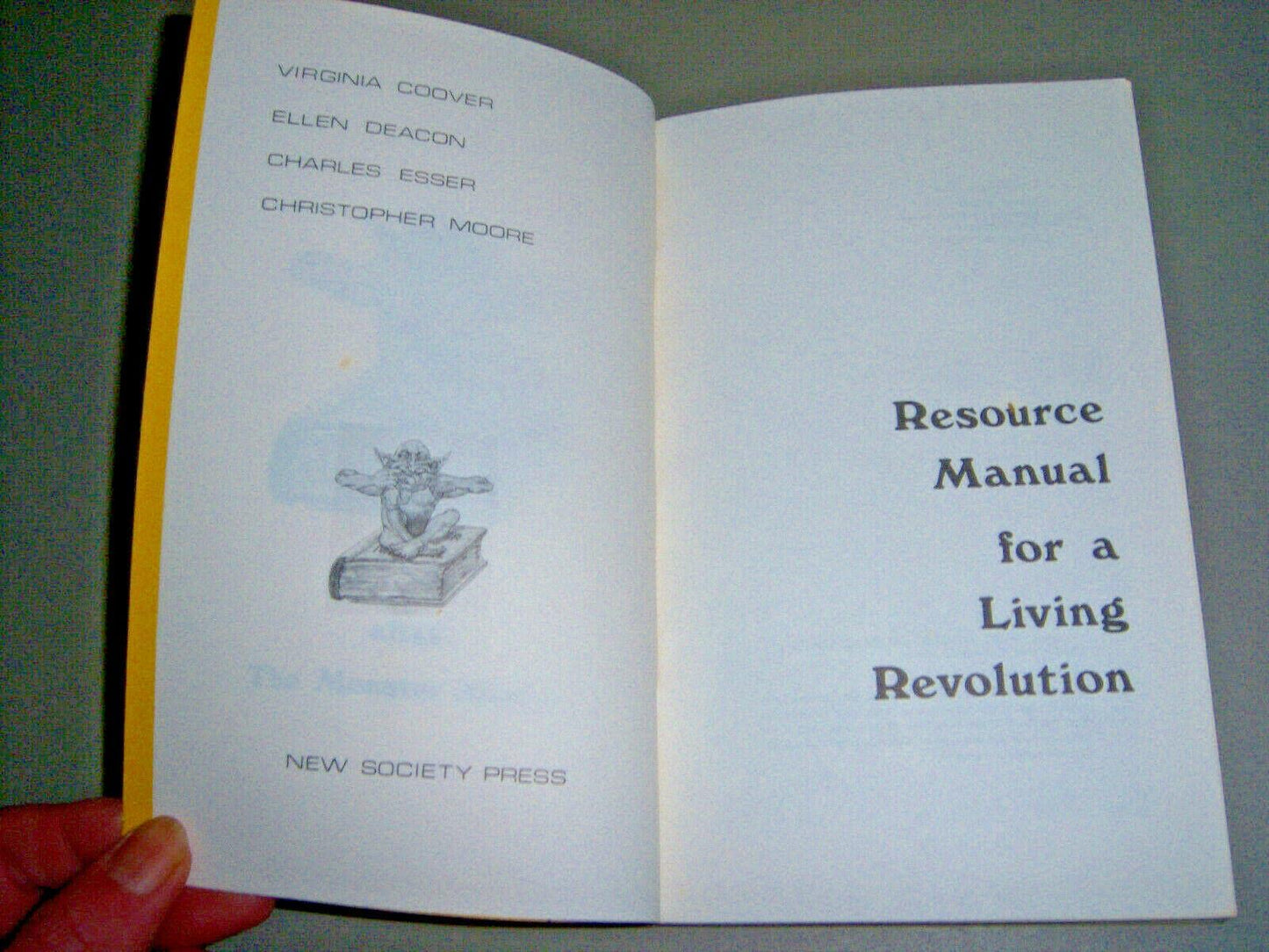 Resource Manual for a Living Revolution Coover, Virginia and etc.