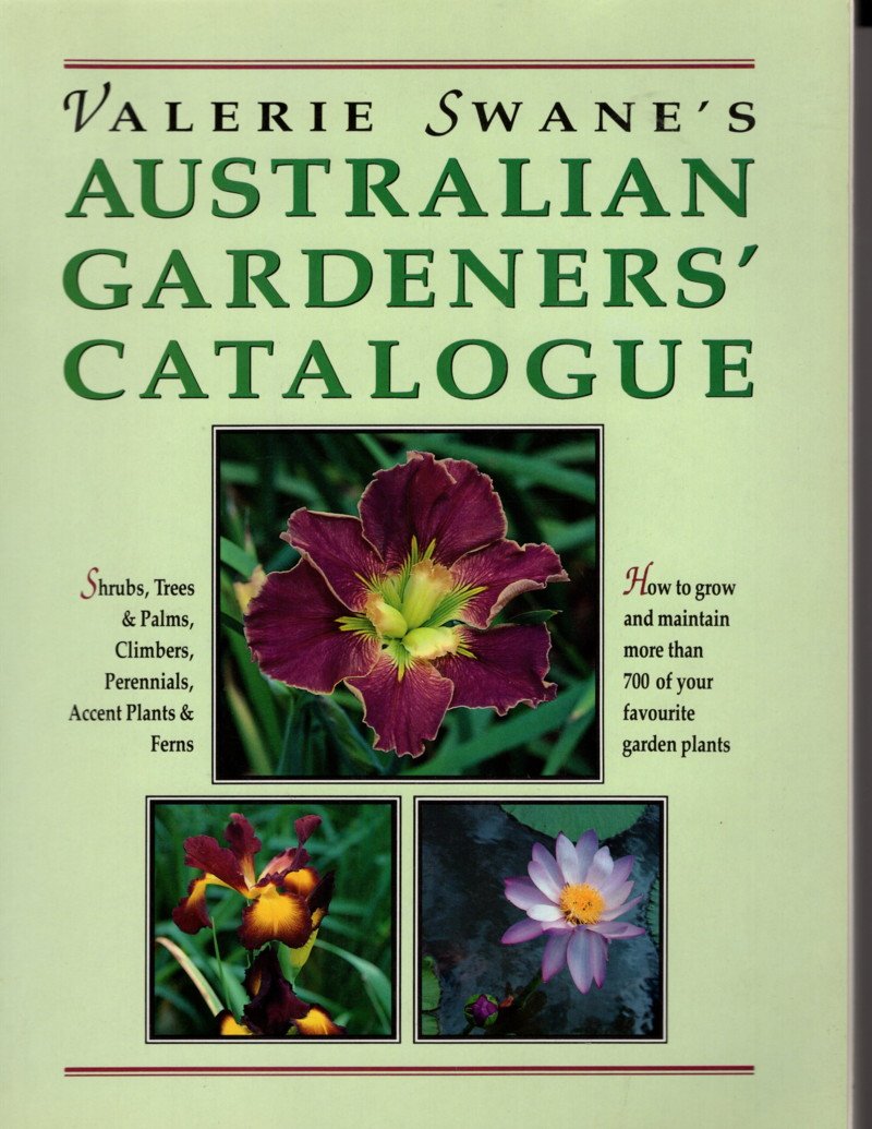 Australian Gardeners' Catalogue Swane, Valerie